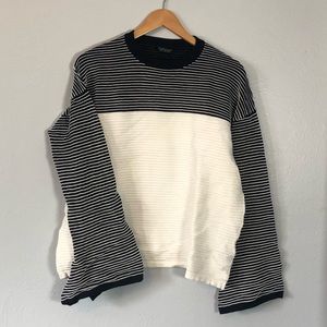 Top Shop Ribbed Cable Knit Sweater Size 10